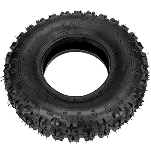 FVRITO 4.10-6 4.10/3.50-6 NHS Tire and Inner Tube for Go Kart Chinese ATV Quad 4 Wheeler Mini Bike Lawn Equipment Garden Rototiller Snow Blower Wheelbarrow Lawn Tractor with Bent Valve Stem Set of Two - Image 3