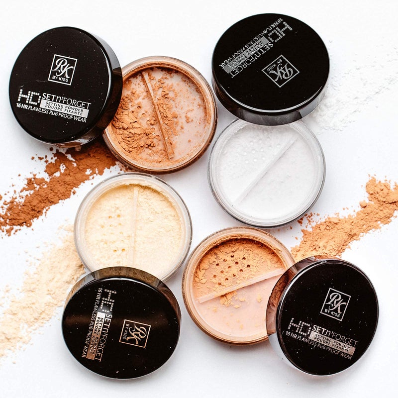 Ruby Kisses Loose Setting Powder 0.4oz, Weightless, Smooths, Mattifying Finish and Shine Control, Pure Silica Mineral Powder (Earth) - Image 4