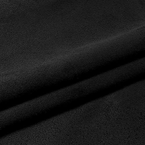 4Bang Upholstery Suede Fabric Soft & Smooth Suede Cloth Double-Sided Suede Material Furniture and Car Upholstery for Sofa,Chairs,Pillows,Vehicle Door Panel, Roof (36inchx60inch, Black) - Image 3