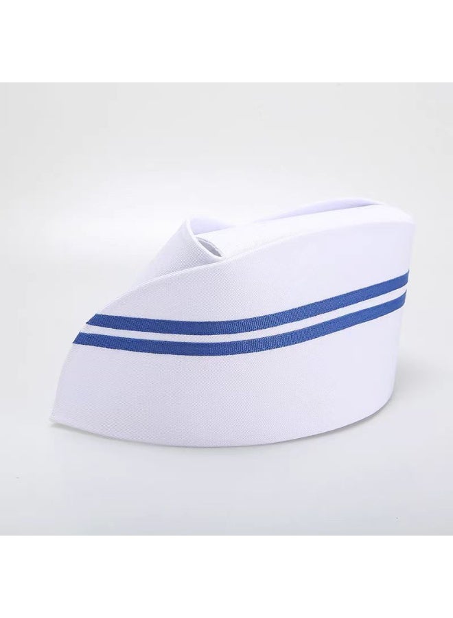 KUYING Thickened Nurse's Tailcoat Hat With Three Buckles And Adjustable Medical Work Cap 