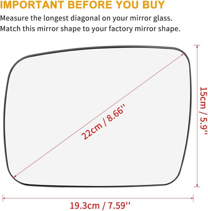 Wivplex Heated Side Mirror Glass for Land Rover - Image 2