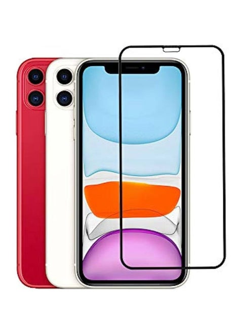 5d tempered glass for iphone 11 black edge to edge full screen coverage