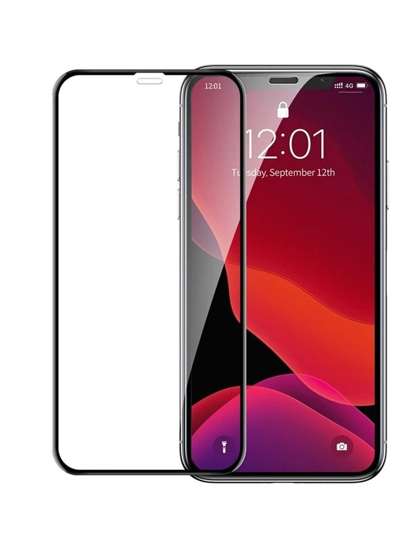 Generic - 5d tempered glass for iphone 11 black edge to edge full screen coverage - Image 1