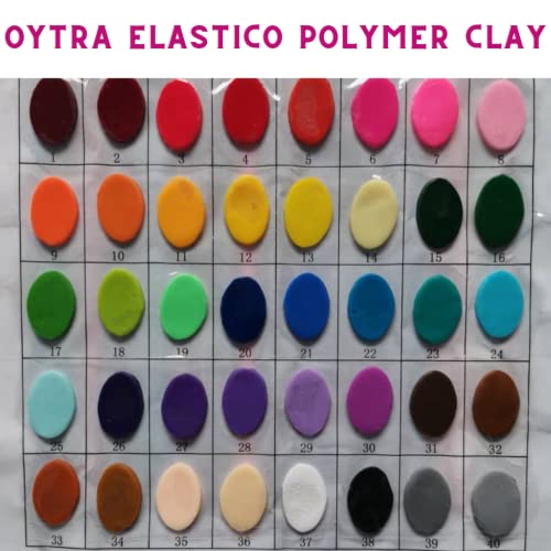 Oytra 57g Polymer Oven Bake Clay for Jewelry Making Elastico Series (Black) - Image 4