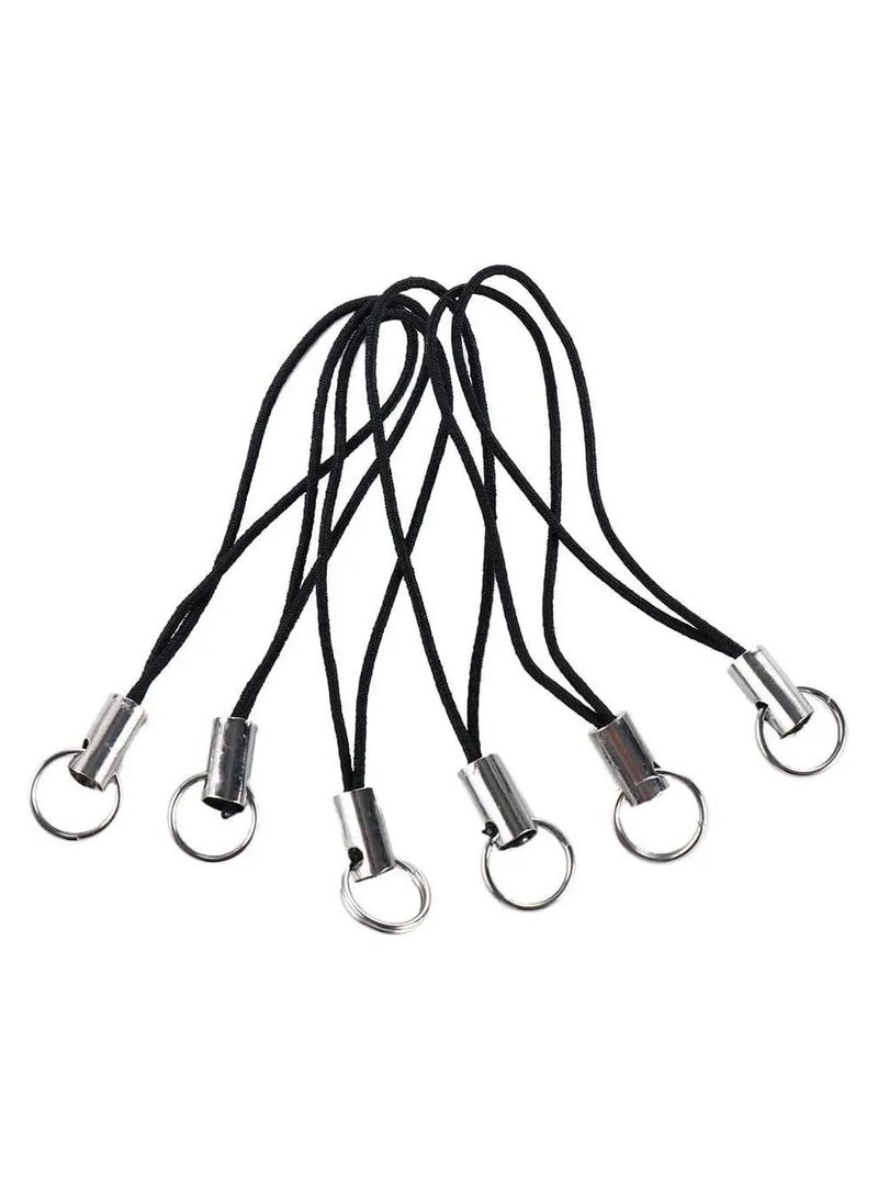 SOLDOUT 10 PCS Mobile Phone USB Drive Charm Strap Keychains Hooks Bag Key Ring Phone Lanyard String Phone Lanyard Lanyard Lariat Cords Lobster Clasp Rope (Pack of 10, Ring Style) - Image 2