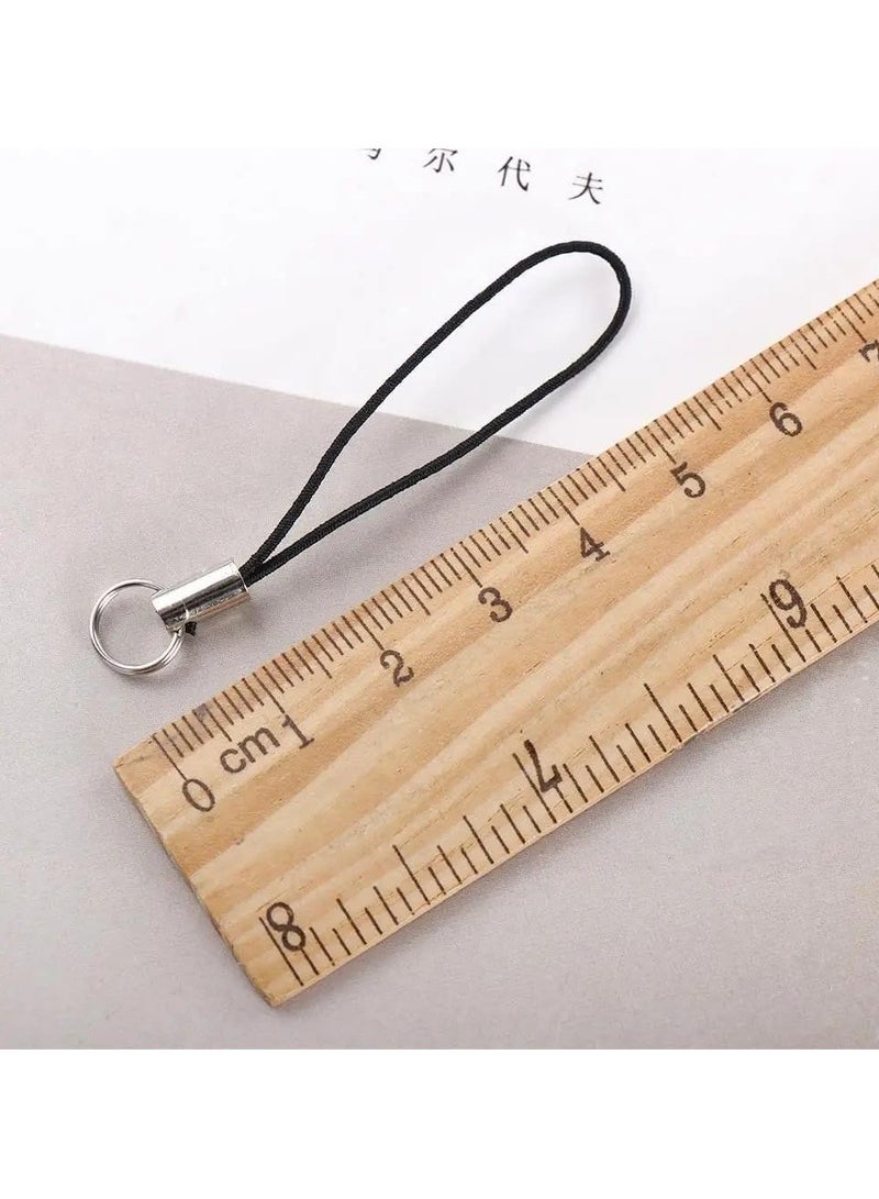 SOLDOUT 10 PCS Mobile Phone USB Drive Charm Strap Keychains Hooks Bag Key Ring Phone Lanyard String Phone Lanyard Lanyard Lariat Cords Lobster Clasp Rope (Pack of 10, Ring Style) - Image 4