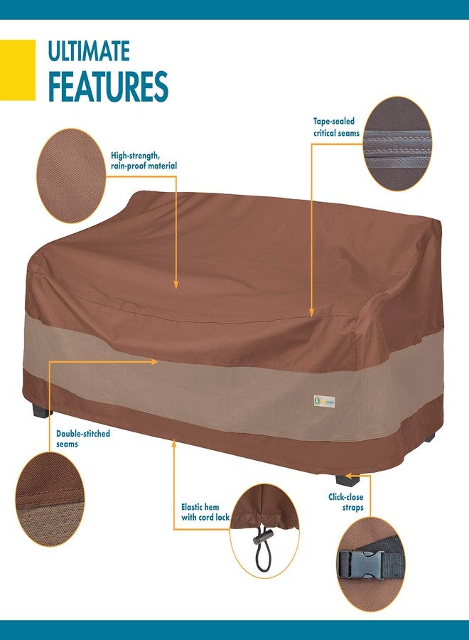 Duck Covers Ultimate Waterproof 87 Inch Patio Loveseat Cover, Patio Furniture Covers - Image 5