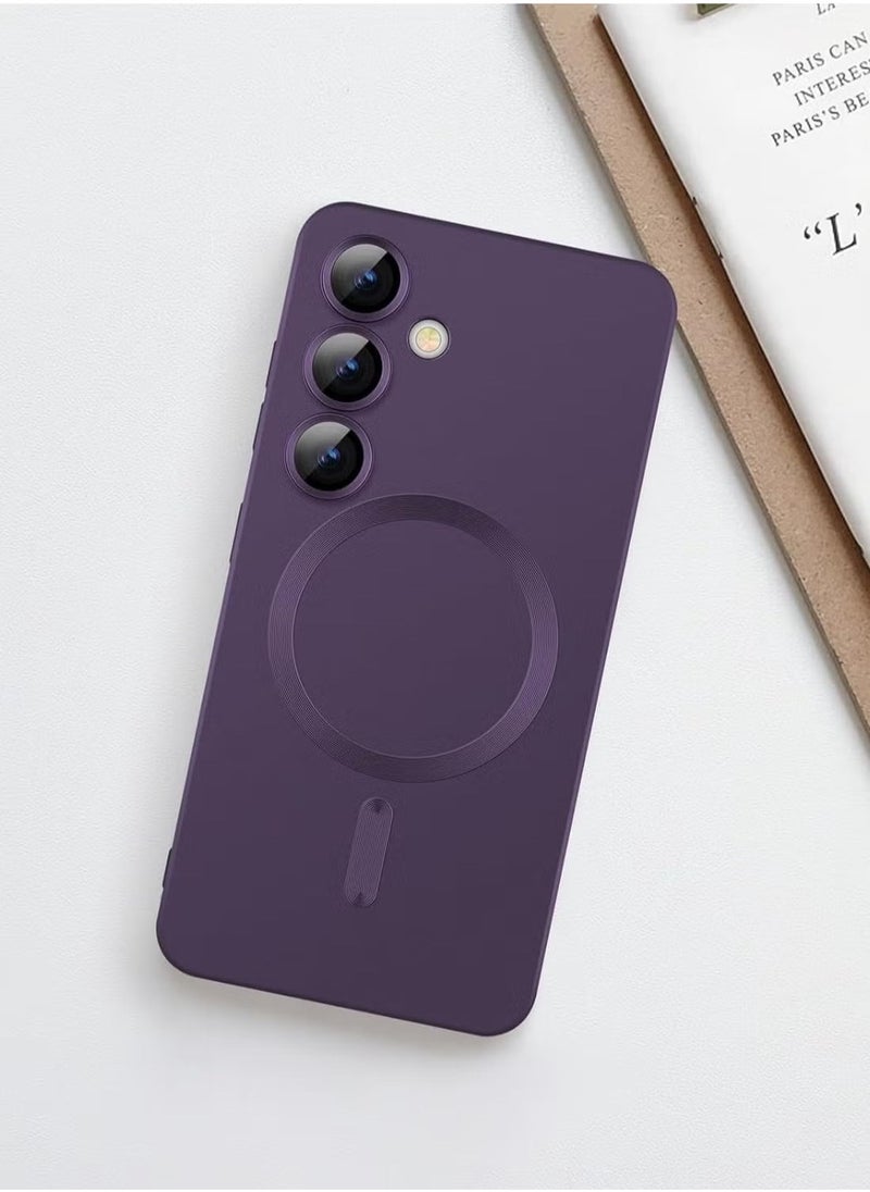 IAF Samsung Galaxy S24 Plus 5G Magnetic Case Cover â€“ Luxury Metallic Paint, Silicone Phone Case with Full Camera Lens Protector, Shockproof Bumper for Maximum Protection â€“ Stylish and Durable Case for Samsung Galaxy S24 Plus 5G - Image 5