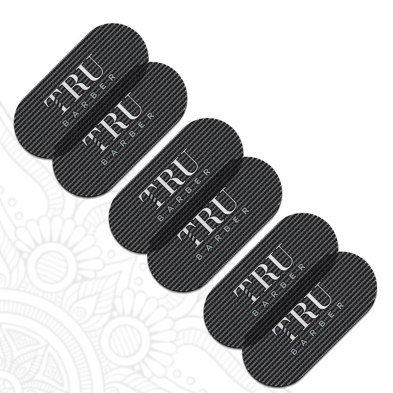 TRU BARBER HAIR GRIPPERS  BUNDLE PACK 6 PCS for Men and Women  Salon and Barber Hair Clips for Styling Hair holder Grips Black