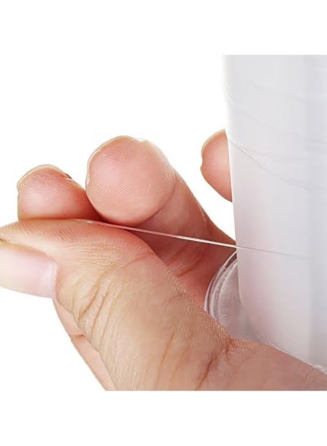 واي جيه خيط صيد شفاف نايلون، خيط صيد احترافي، خيط واضح غير مرئي، خيط تعليق لتزيين الحرف اليدوية، صنع الحبيبات والطائرات الورقية، طوله 500 متر وقطره 0.4 مم - Image 2