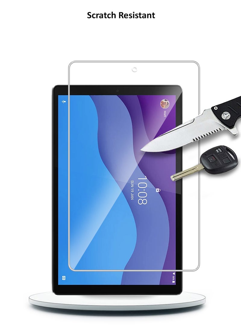 Techie HD Tempered Glass Screen Protector for Lenovo Tab M10 10.1 Inch 2020 HD 2nd  Gen (TB-X306X)- Anti Reflection Anti Bubbles 9H Hardness 0.33 mm Rounded Edges Easy Installation - Image 4