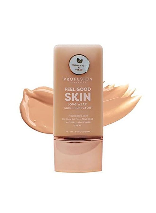Profusion Cosmetics Cruelty-free Lightweight Feel Good Skin Liquid Foundation: Light 3