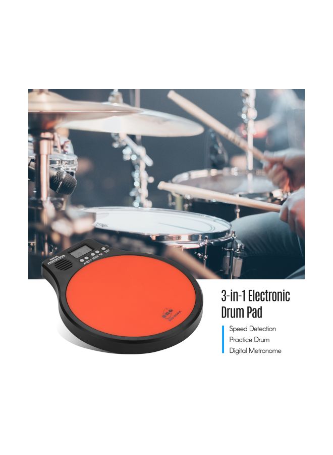 NIBEMINENT 3-In-1 Portable Electronic Drum Pad With LCD Display - Image 2