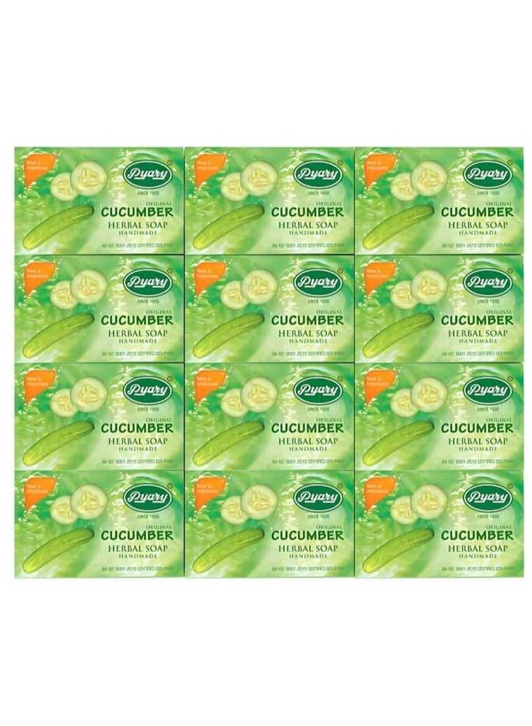 Pyari Cucumber Soap 12 Pieces