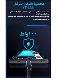 ESSAGER 2m Type C to Type C cable with fast charging, with 100W PD feature for efficient transfer of power and information. for, iPad, iPhone 15&16, Mac Book Pro 2020, POCO, Huawei, Samsung, Realme, xiaomi  - Image 5