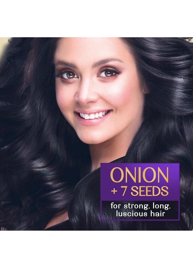 Herbsindia Onion & 7 Seeds Hair Oil With Nourish Tube 180ml - Image 4