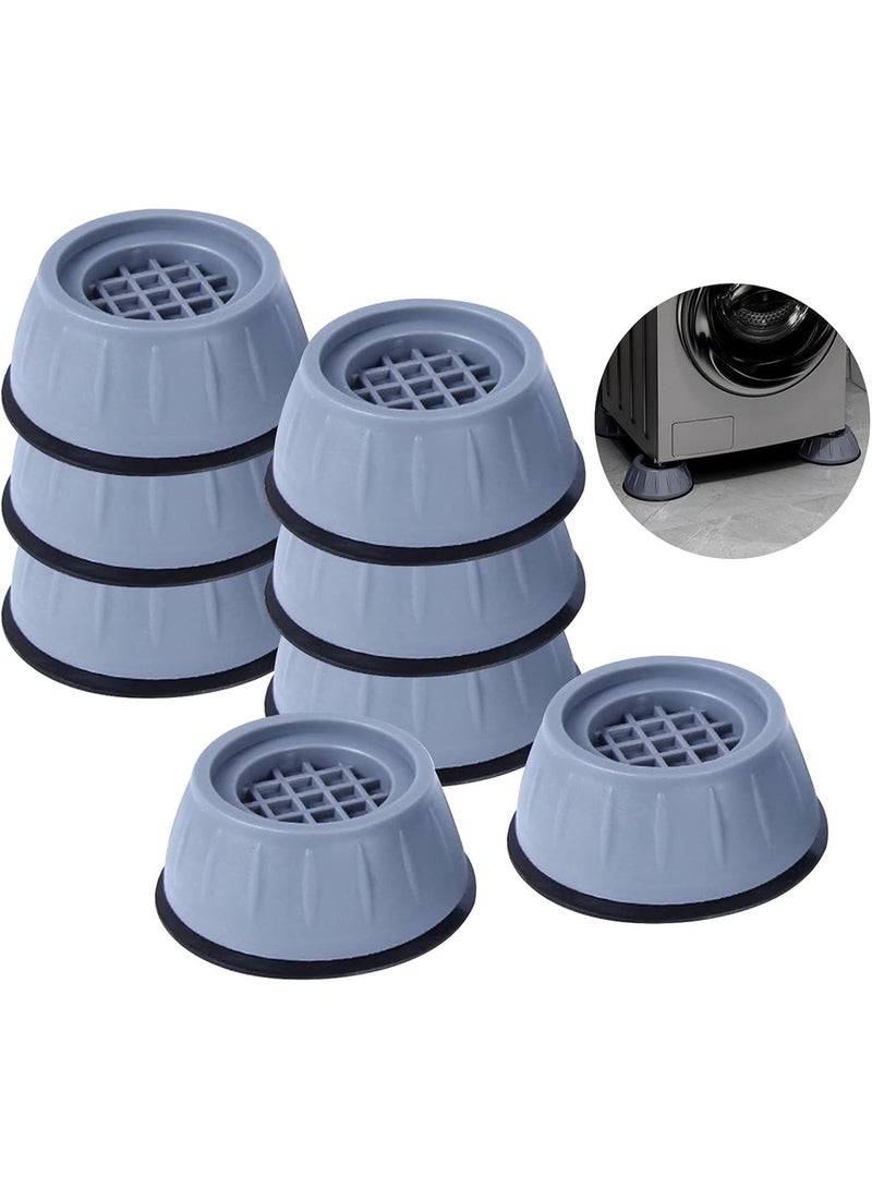 GLEVAR Washing Machine Anti-Vibration Pads – Heavy Duty Rubber Shock Absorbers, Noise Reduction, Anti-Walk Floor Stabilizers for Washer, Dryer, Fridge - Image 1