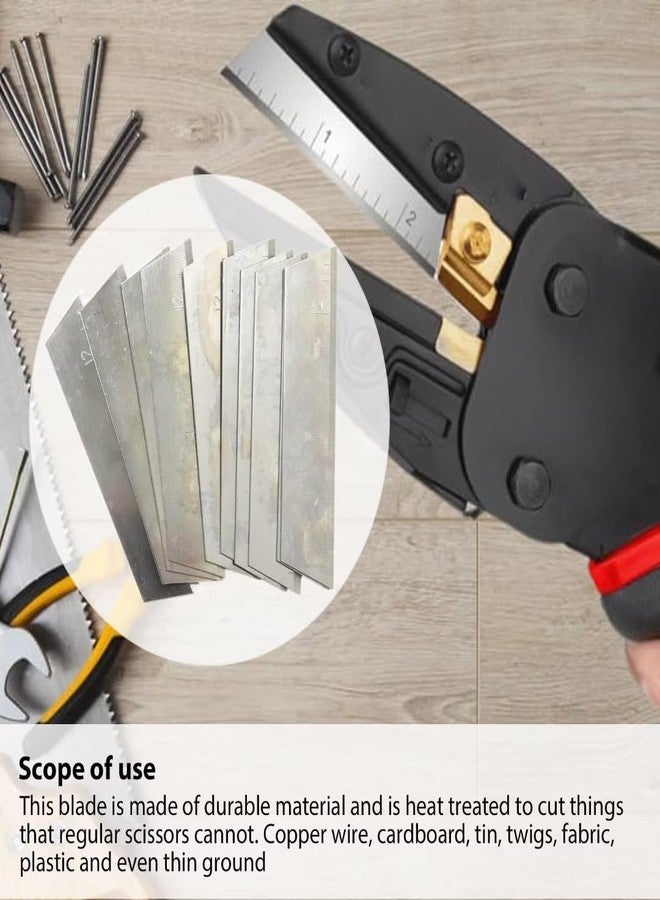 يو إس أونلاين911 عبوة من 10 شفرات بديلة مقاس 2.5 بوصة لماكينة Craftsman Handi-Cut 37300 و37310 و37200 و301 Accu-cut - Image 5