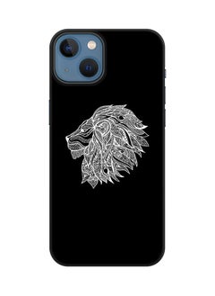 Case for Apple iPhone 14 Plus Case Slim Snap Classic Series Mobile Cover Hard PC Shield Matte Finish Print - Lion Abstract