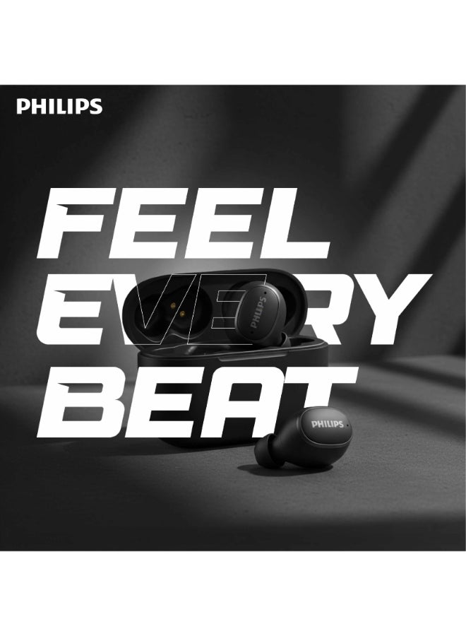 Philips TAT1109BK True Wireless Earbuds – Compact Premium Fit, Clear Dynamic Sound, Bluetooth Fast Pairing Black - Image 3