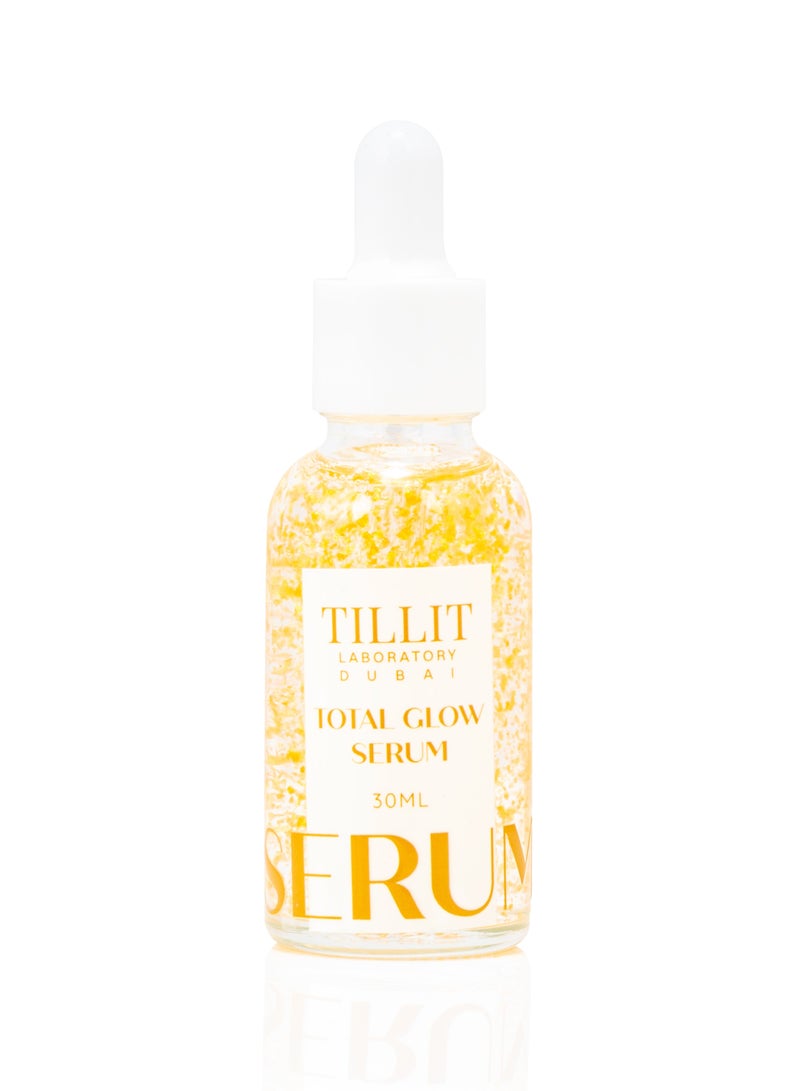 تليت لابوراتوري سيروم الوجه  للتقشير وإشراق — نياسيناميد + حمض الهيالورونيك + رقائق الذهب — 30 مل - Image 2