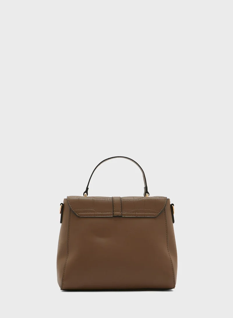 ELLA Croc Satchel Handbag