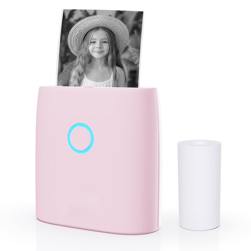 Q2 pro Mini Pocket Printer Portable Thermal Instant Photo Printing 300dpi BT Wireless Label Maker Machine APP Support Receipt Memo Inkless Sticker Notes Lists Scrapbook DIY Journal Pictures Compatible - Image 1