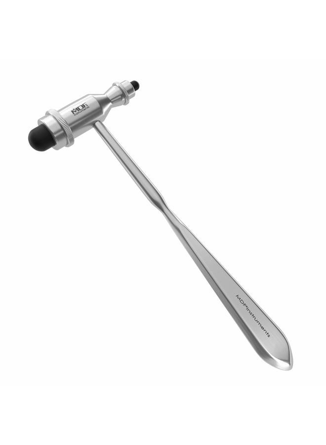MDF Instruments ,Tromner Neurological Reflex Hammer with Pointed tip Handle for cutaneous and Superficial responses - Black (MDF555-11) - Image 1