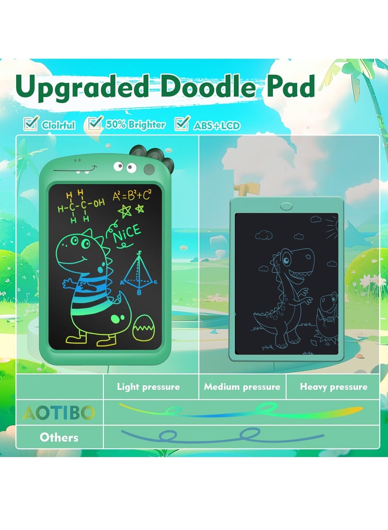 SOLARAE LCD Writing Tablet for Kids 8.5 Inch LCD Toddler Doodle Board Colorful LCD Drawing Tablet for Girls and Boys Educational Learning Toy for Toddlers 3-6 Years Old (Green) - Image 2