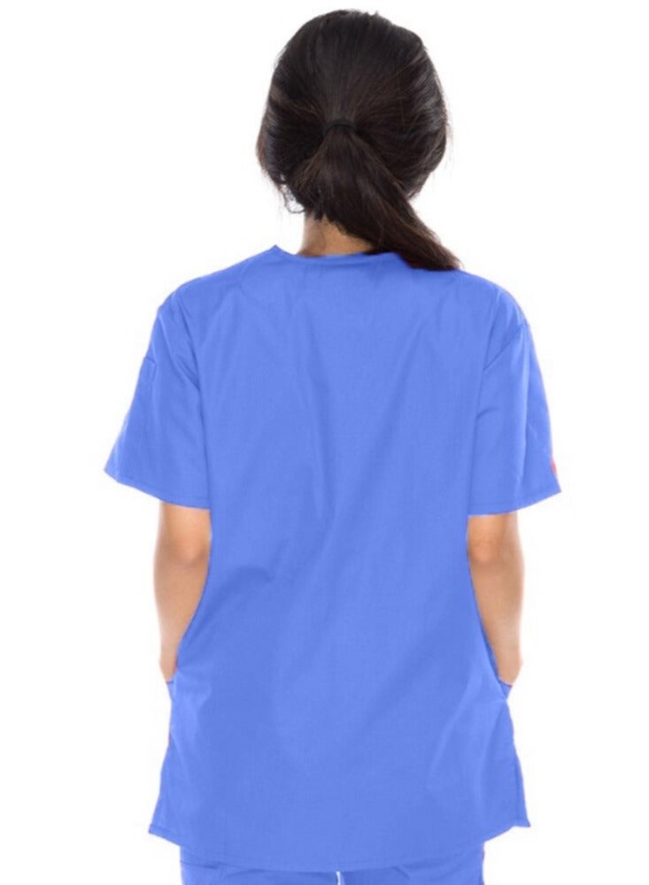 Meridian Meridian Classic Scrub Top - Comfortable and Stylish Unisex Medical V-Neck Top. Ideal for Healthcare Professionals. Durable, Functional. - Image 2