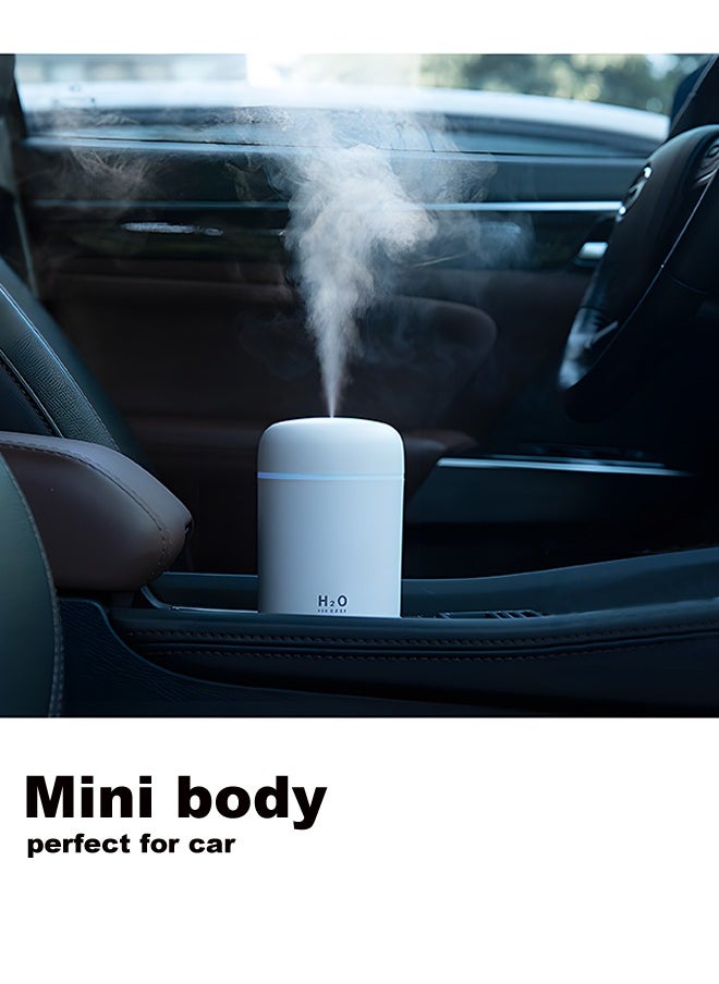 Mini Humidifier Air Purifier With Colourful Atmosphere Lights USB Small Aromatherapy Machine Atomizer for Cars Home Baby Room