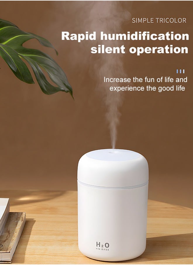Mini Humidifier Air Purifier With Colourful Atmosphere Lights USB Small Aromatherapy Machine Atomizer for Cars Home Baby Room