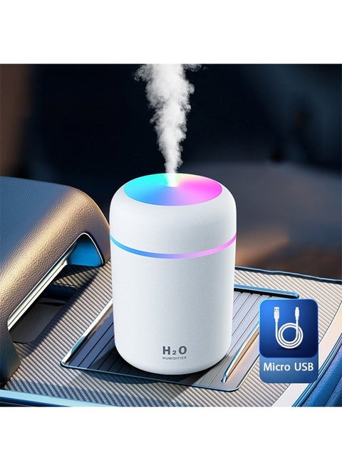 Mini Humidifier Air Purifier With Colourful Atmosphere Lights USB Small Aromatherapy Machine Atomizer for Cars Home Baby Room