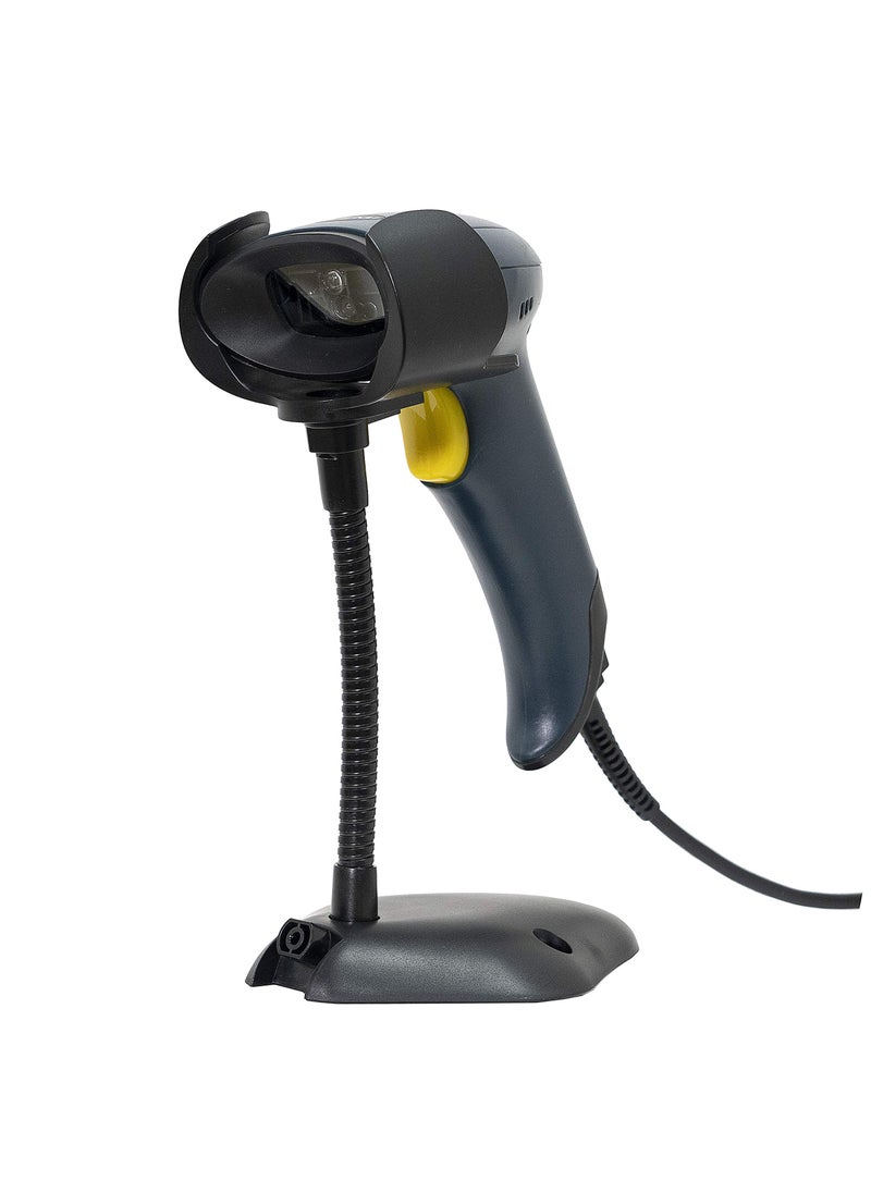 TEEMI TEEMI 2D QR Barcode Scanner, USB Wired Virtual COM Port Handheld Omnidirectional Scanning, Digital Coupon Screen Code Driver License Scan for Mac OS and Android with OTG adapter, Window PC, Linux  - Image 1