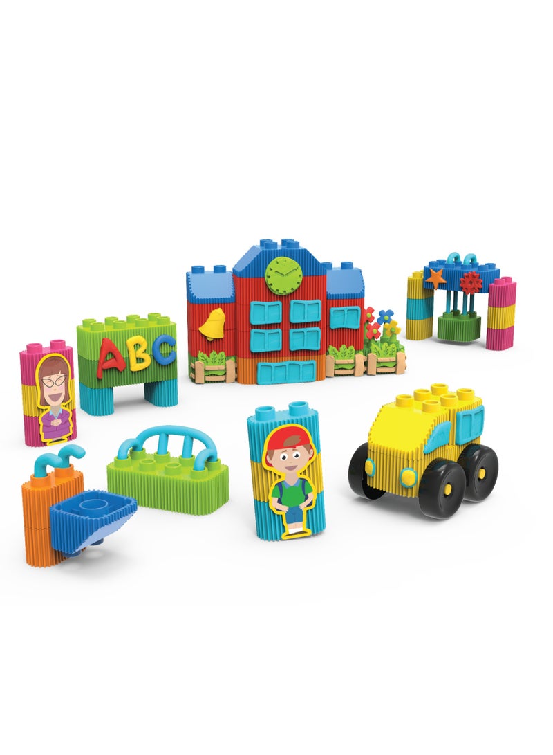 bildo School Play 'n Learn  Blocks & Dough Set - Image 2