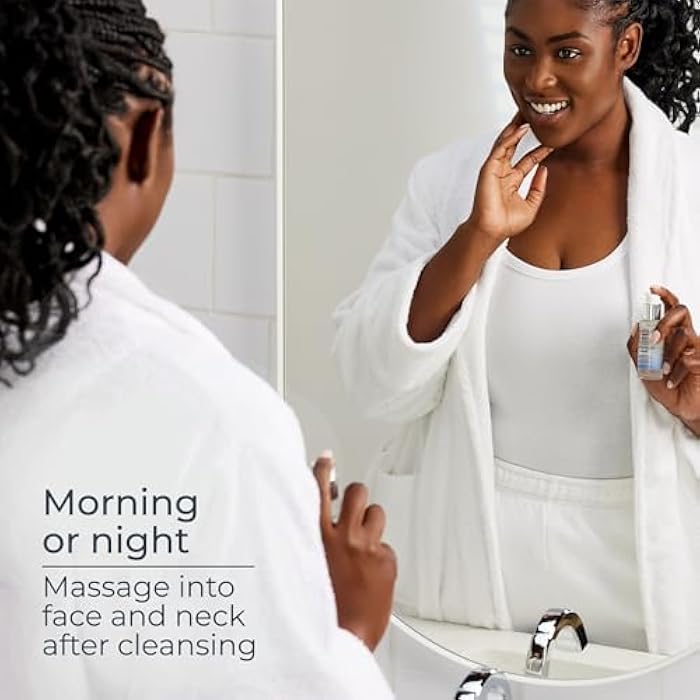 Eucerin Immersive Hydration Smoothing Face Serum, Ultra-Lightweight Hyaluronic Acid Serum Reduces the Look of Fine Lines and Wrinkles, Holiday Gifts for Self Care, 1 Fl Oz Bottle - Image 3