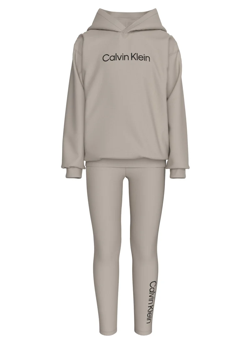 Calvin Klein Jeans Youth Logo Hoodie & Leggings Set