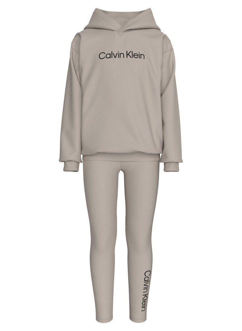Calvin Klein Jeans Youth Logo Hoodie & Leggings Set  - Image 1