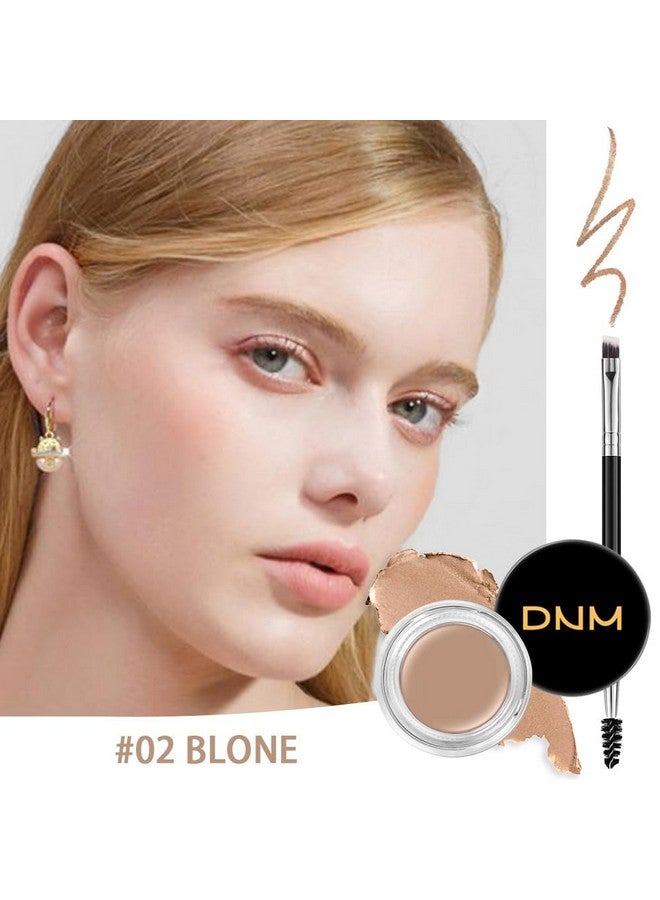 evpct Eyebrow Stamp Pencil Kit For Eyebrows, Makeup Brow Stamp Trio Kit With Waterproof Eyebrow Pencil, Eyeliner, Eyebrow Pomade, 10 Eyebrow Stencils And Dual-Ended Eyebrow Brush, Kit-02# Blonde - Image 2