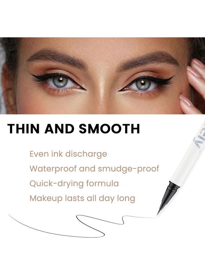 evpct Eyebrow Stamp Pencil Kit For Eyebrows, Makeup Brow Stamp Trio Kit With Waterproof Eyebrow Pencil, Eyeliner, Eyebrow Pomade, 10 Eyebrow Stencils And Dual-Ended Eyebrow Brush, Kit-02# Blonde - Image 3