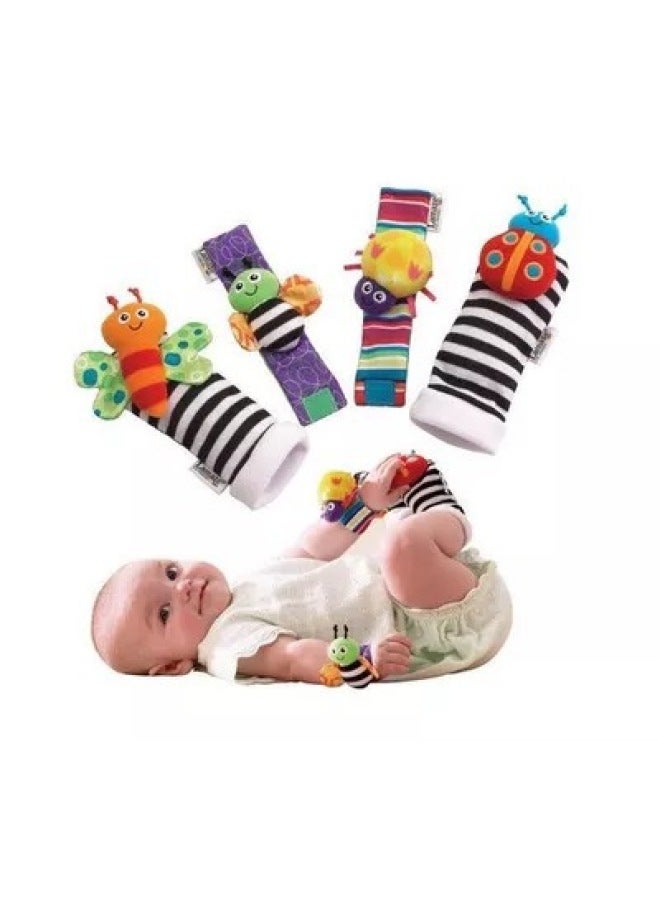Newborn Baby Socks Bells Infant Foot Coverings Toy/rattles Bed Bell-Color:Elephant