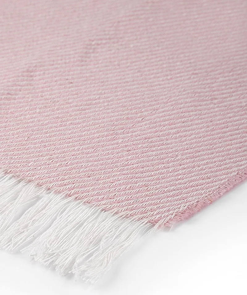 Bluenity Bohemian Fringed Double 200X230 cm Pique Powder