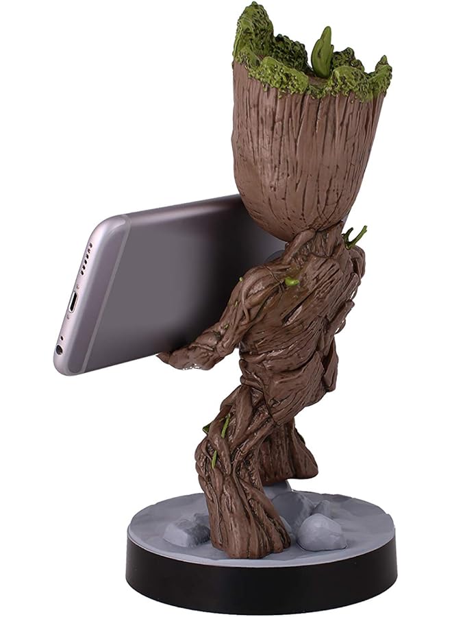 erorex Guardians Of The Galaxy Toddler Groot Original Mobile Phone And Gaming Controller Holder Device Stand Cable Guys Marvel Licensed Figure Black - Image 5