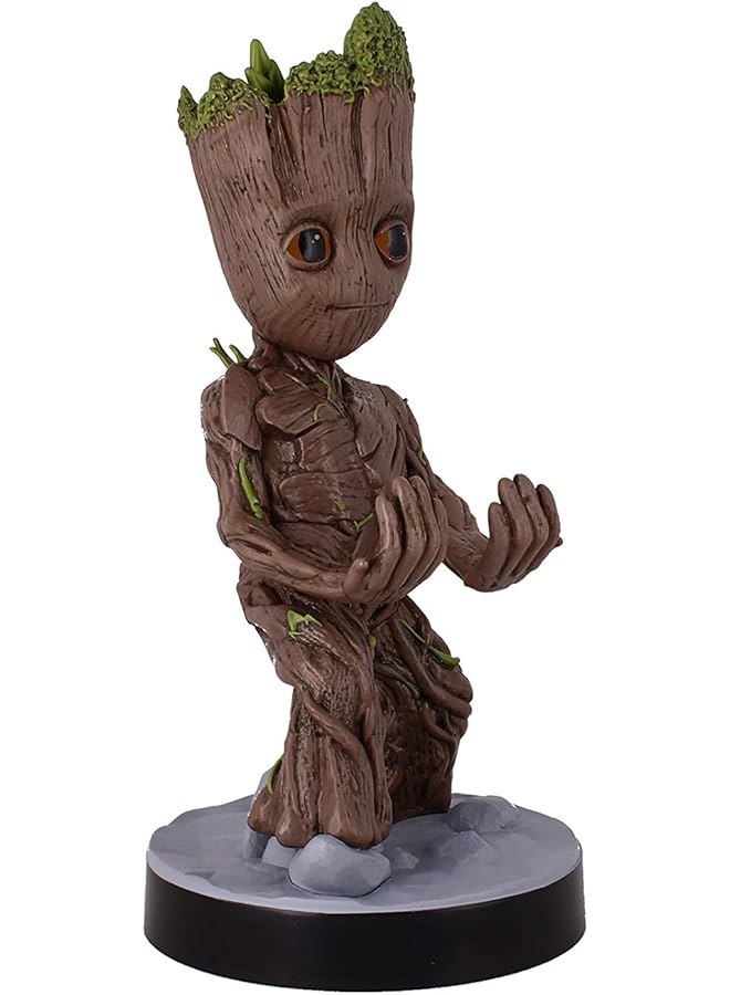 erorex Guardians Of The Galaxy Toddler Groot Original Mobile Phone And Gaming Controller Holder Device Stand Cable Guys Marvel Licensed Figure Black - Image 4