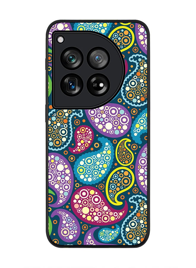 Stylizedd Rugged Black edge case for OnePlus 12R / OnePlus Ace 3 5G, Slim fit Soft Case Flexible Rubber Edges Anti Drop TPU Gel Thin Cover -  Indian Summer  - Image 1