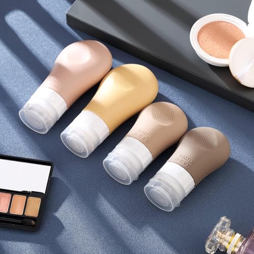 Voroly 16 Pcs Travel Bottles Set for Toiletries, Travel Size Containers Leak Proof Silicone Squeezable Tubs Accessories for Shampoo Conditioner Lotion Body Wash (16 Pcs Travel Set, Multi), 90 ml - Image 5
