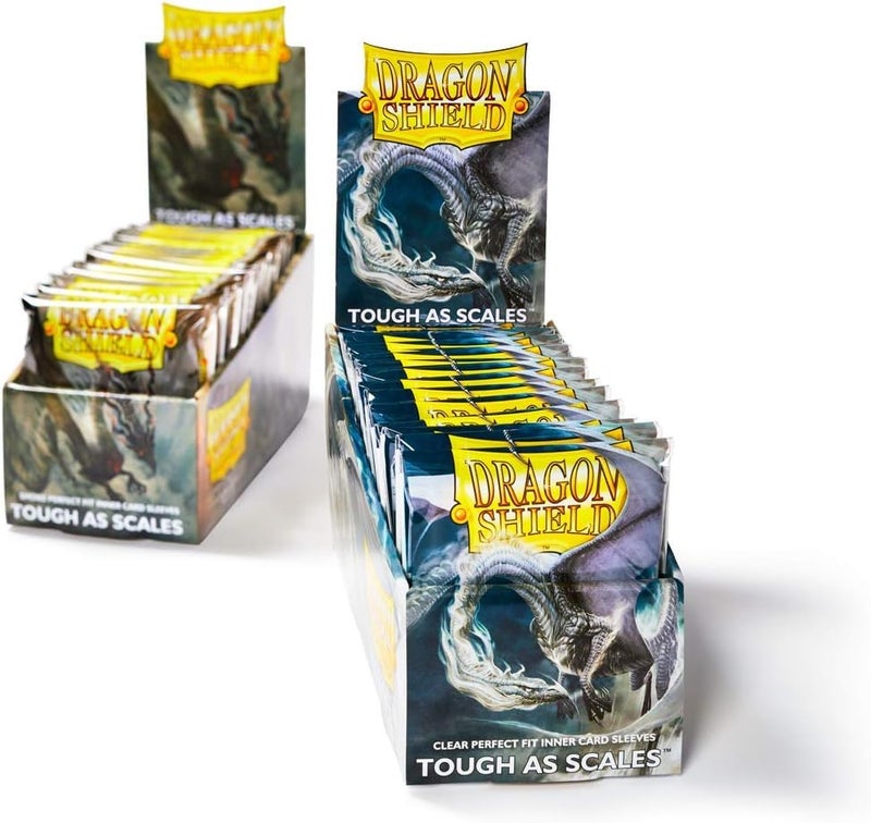 Dragon Shield Perfect Fit Inner Card Sleeves Standard Size (100 CT) â€“ PVC-Free Polypropylene Double-Sleeve Protection Compatible with Pokemon, One Piece & Magic The Gathering â€“ Clear - Image 3