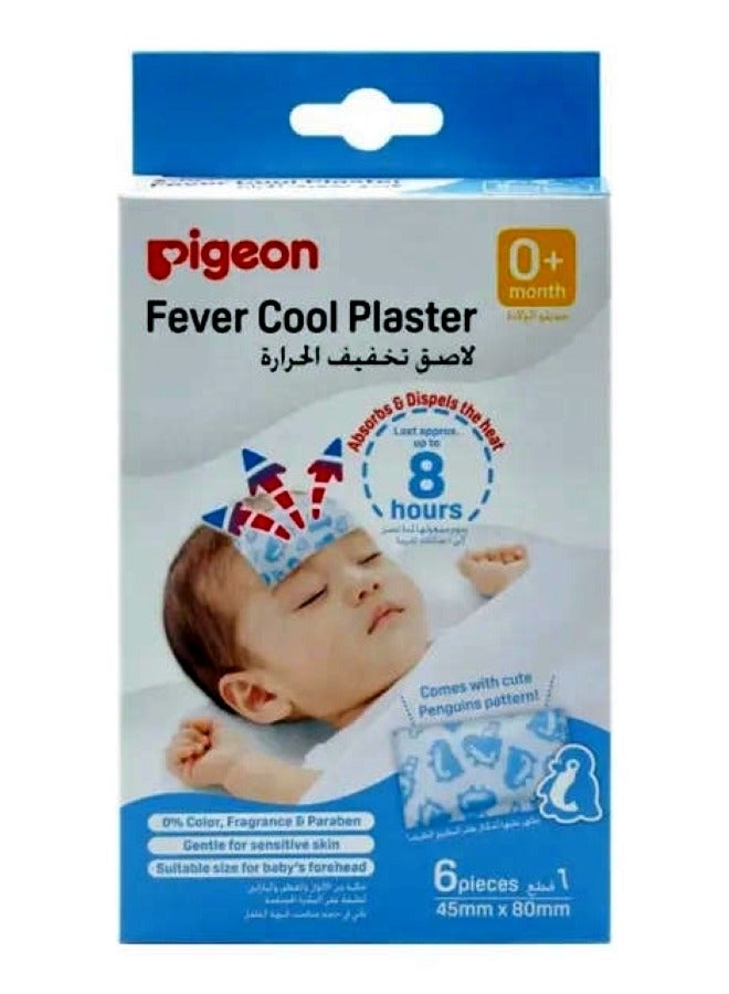 pigeon Fever Cool Plaster For Baby'S Forehead 6 Pcs - Image 1