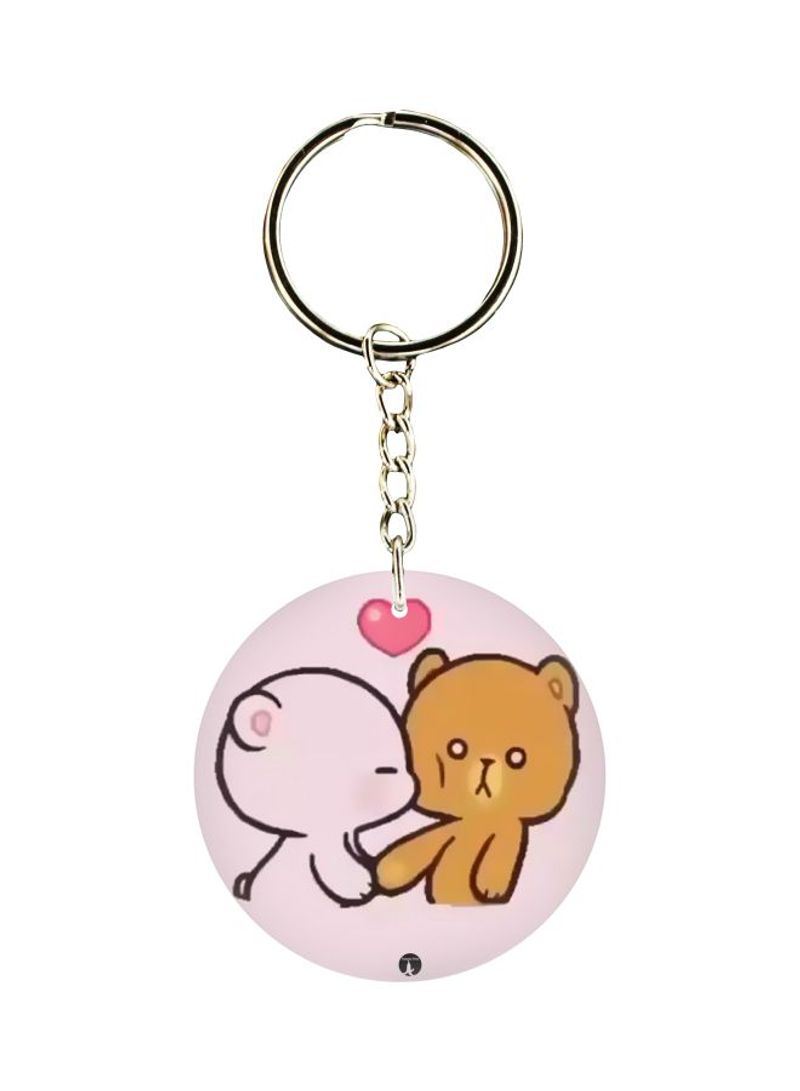 RKN Bear Printed Keychain