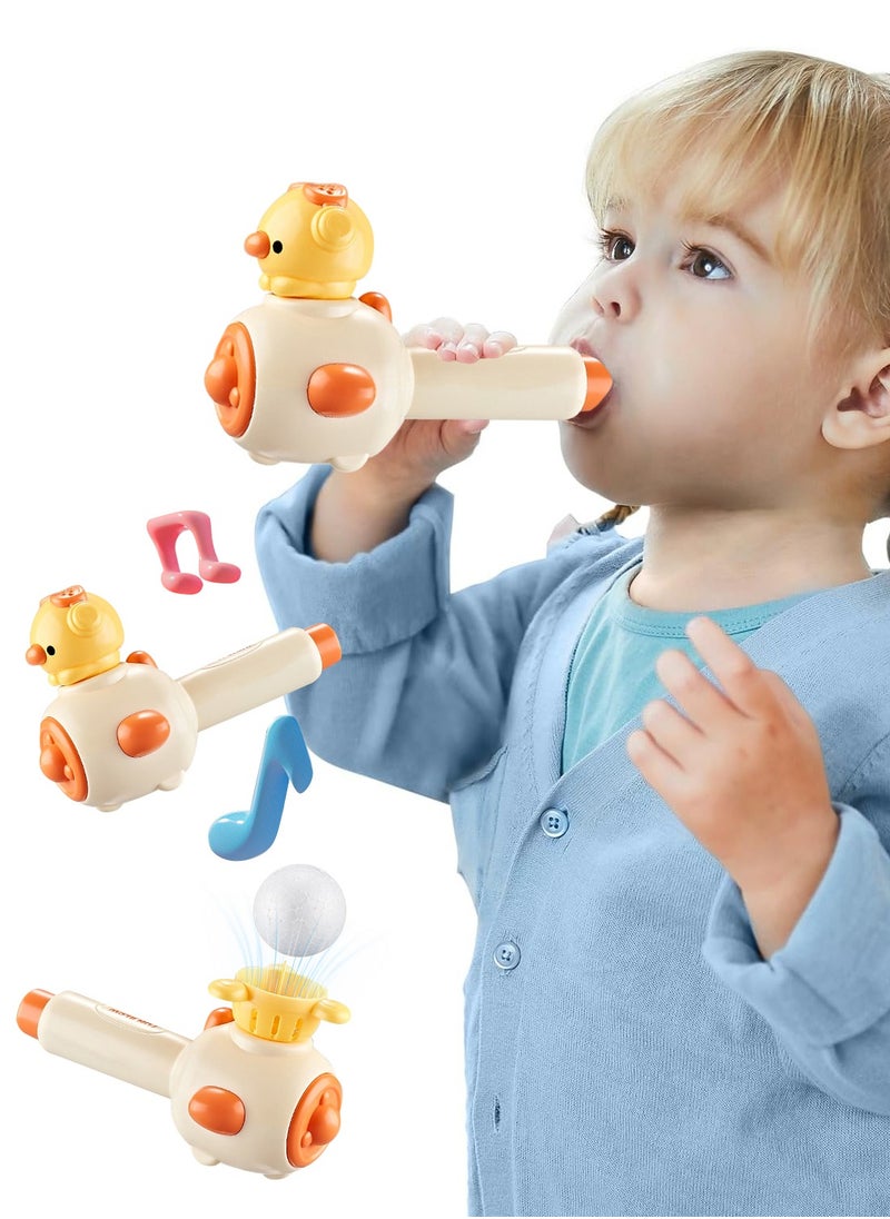 MaBaby 3-in-1 Montessori Toy for Toddler with Whistle, Ball Blowing, Floating Blow Pipe Balls – Sensory Baby Toy, Fine Motor Skills, Learning Educational Toy  - Image 1